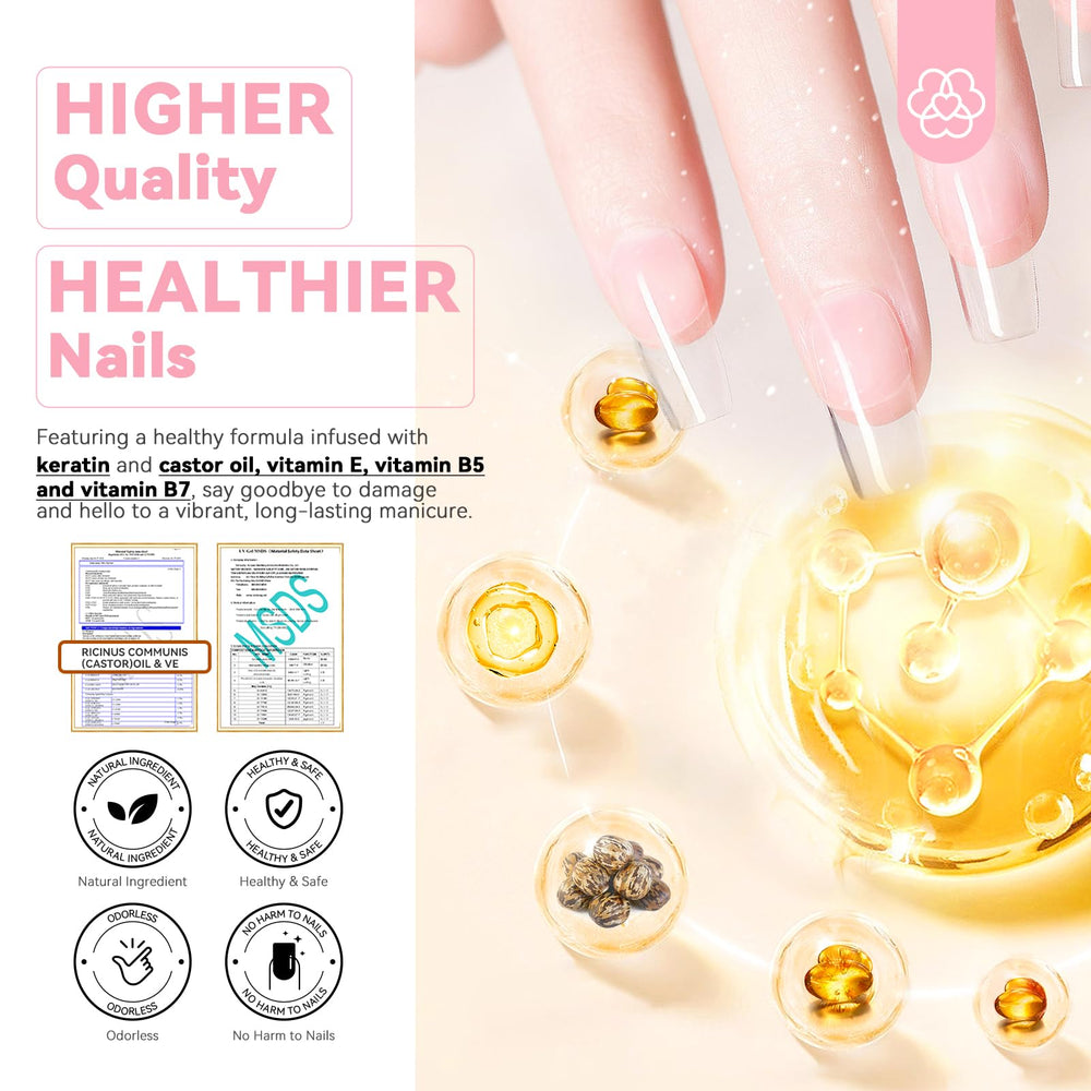 SAVILAND french manicure dip nails example demonstrates flawless finish