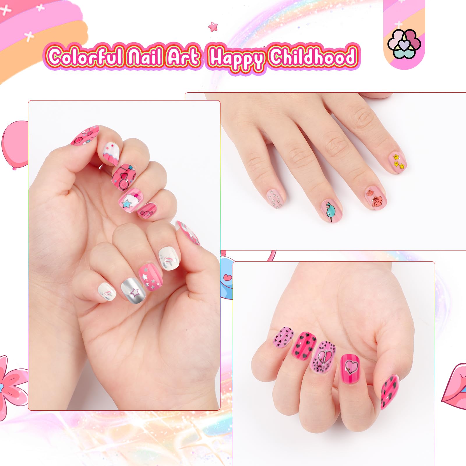 SAVILAND press-on nails, a fun Christmas or Easter gift idea.