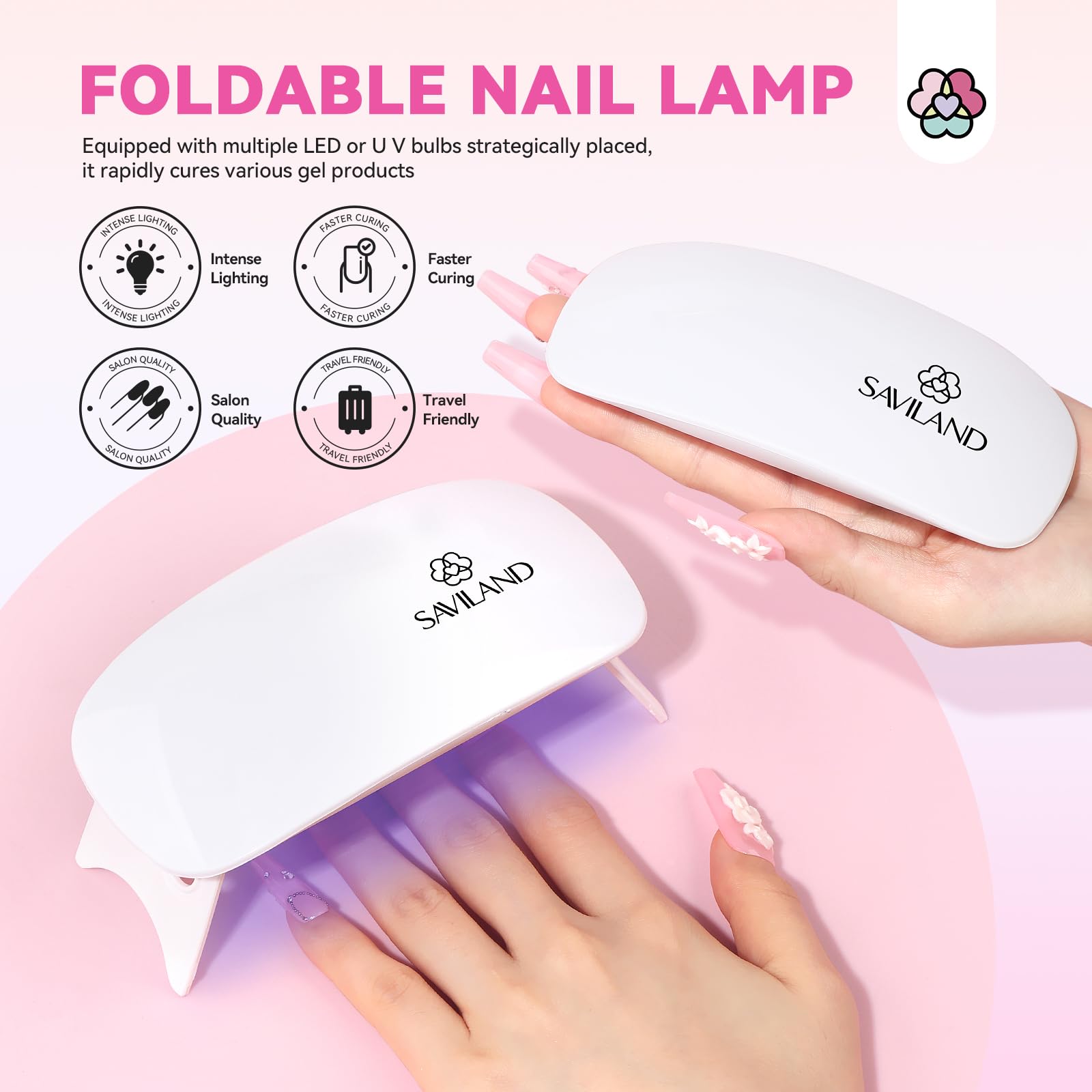 SAVILAND nail art accessories rhinestones and glitter for creative designs