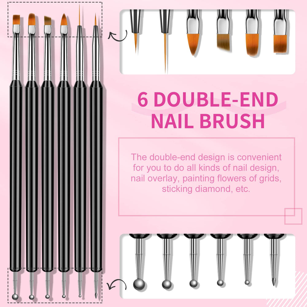 SAVILAND nail art brushes kit petal brush for delicate flowers