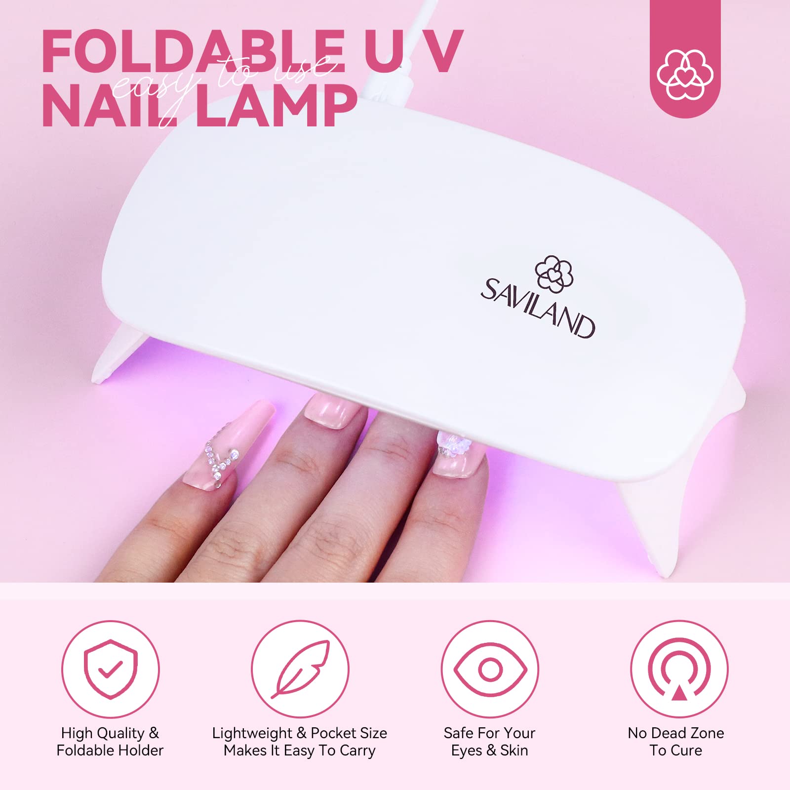 SAVILAND nail art decorations for creative DIY nail designs at home.