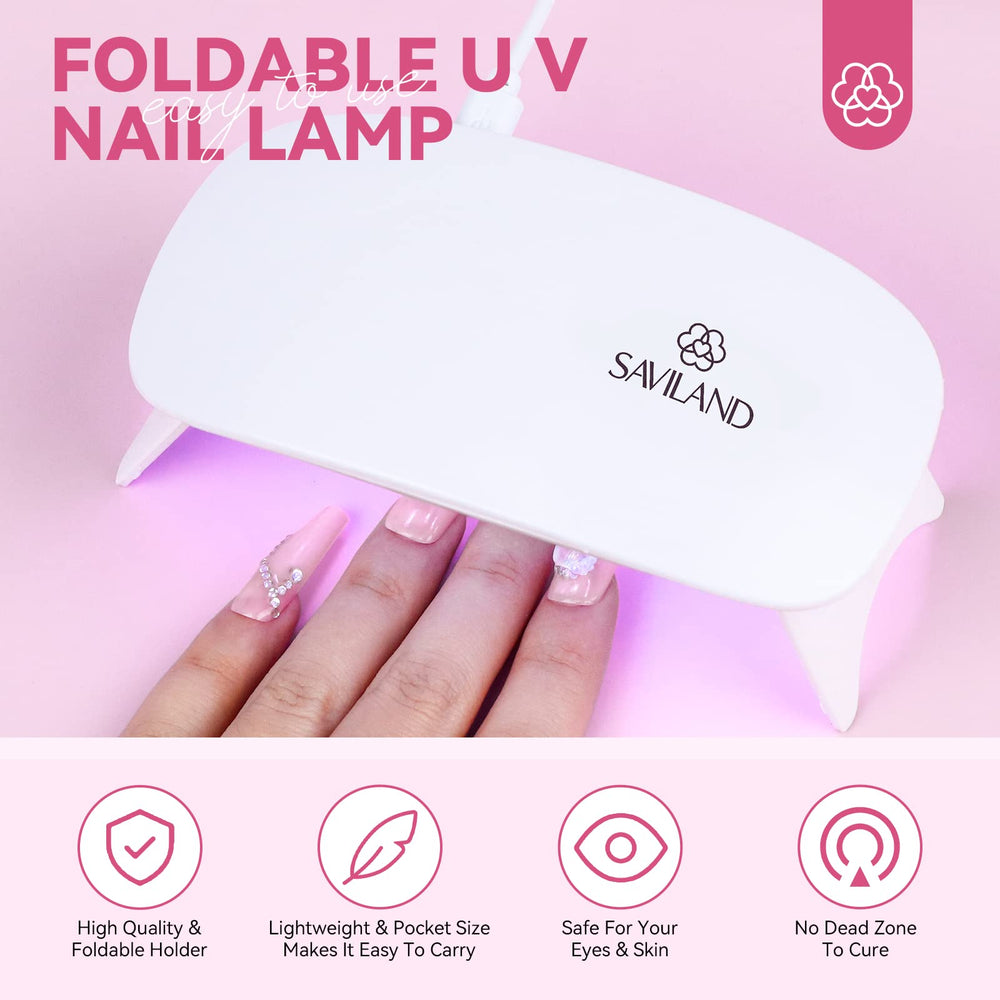 SAVILAND nail art decorations for creative DIY nail designs at home.