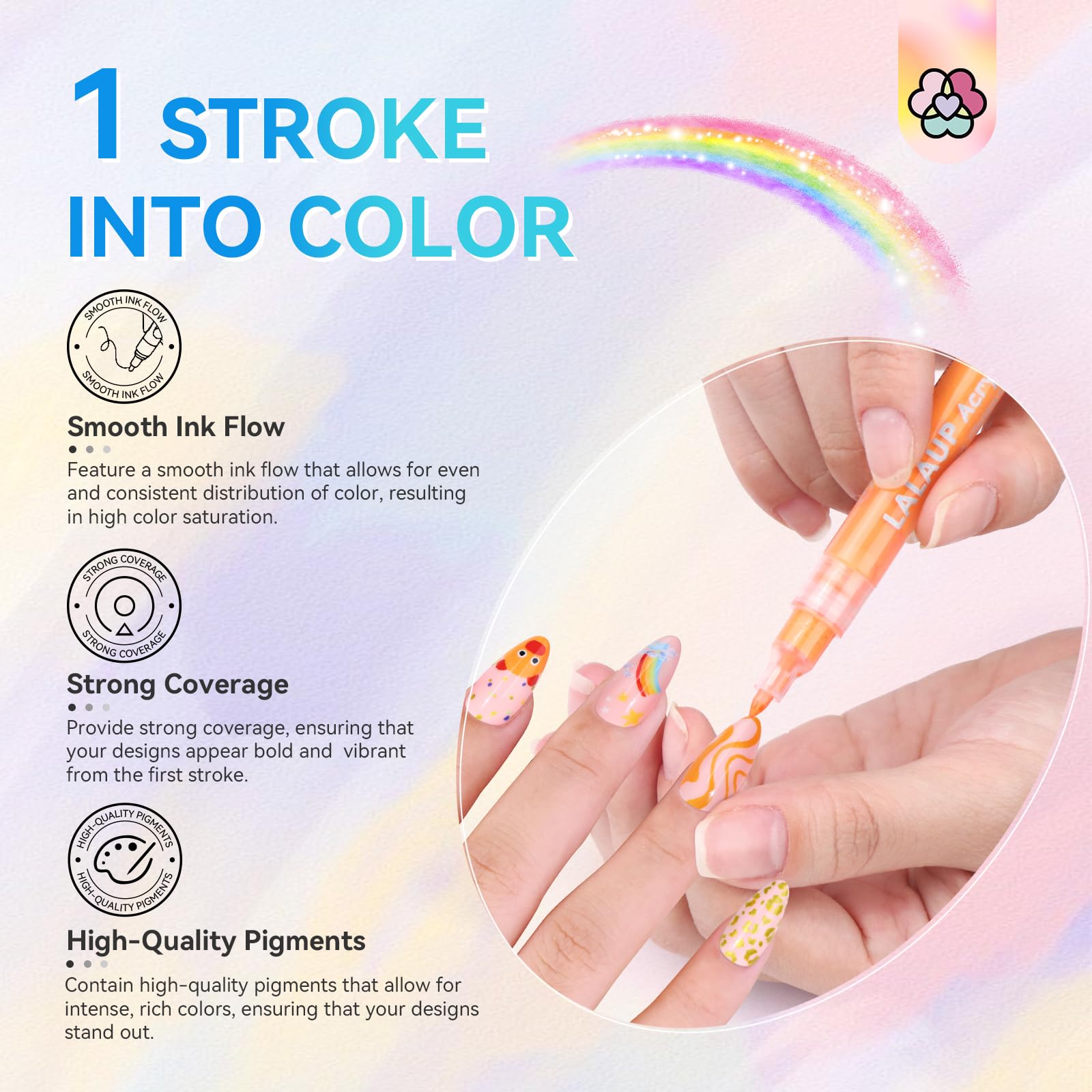 Saviland nail art pens for at-home DIY manicures and professional-looking results.
