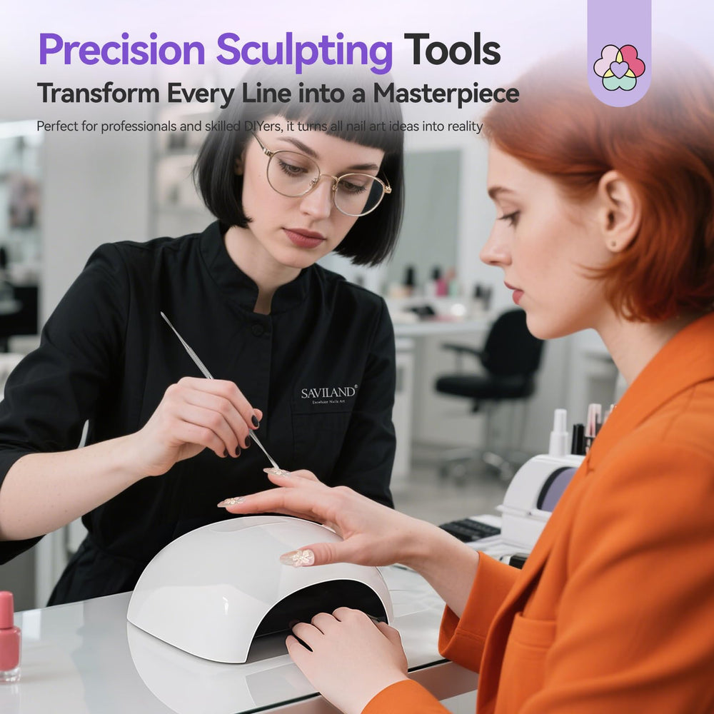 SAVILAND Nail Art Sculpture Pen easy reuse with minimal maintenance.
