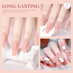 SAVILAND nail-brush application-tool supports smooth, even builder gel application.