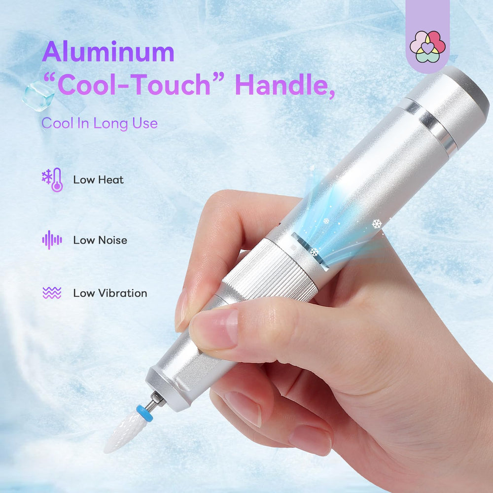 SAVILAND nail drill low heat and quiet operation for calm workspaces.