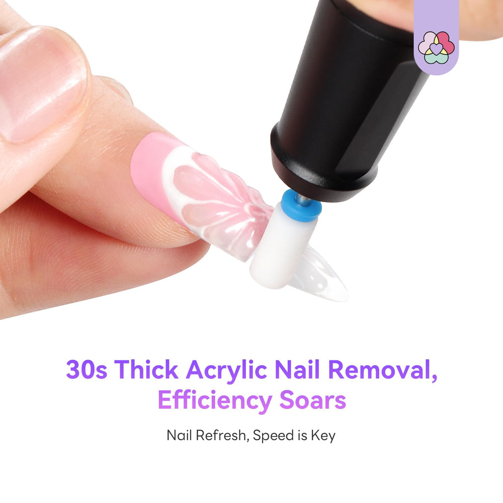 SAVILAND nail drill compact design highlights portable kit for home and studio use
