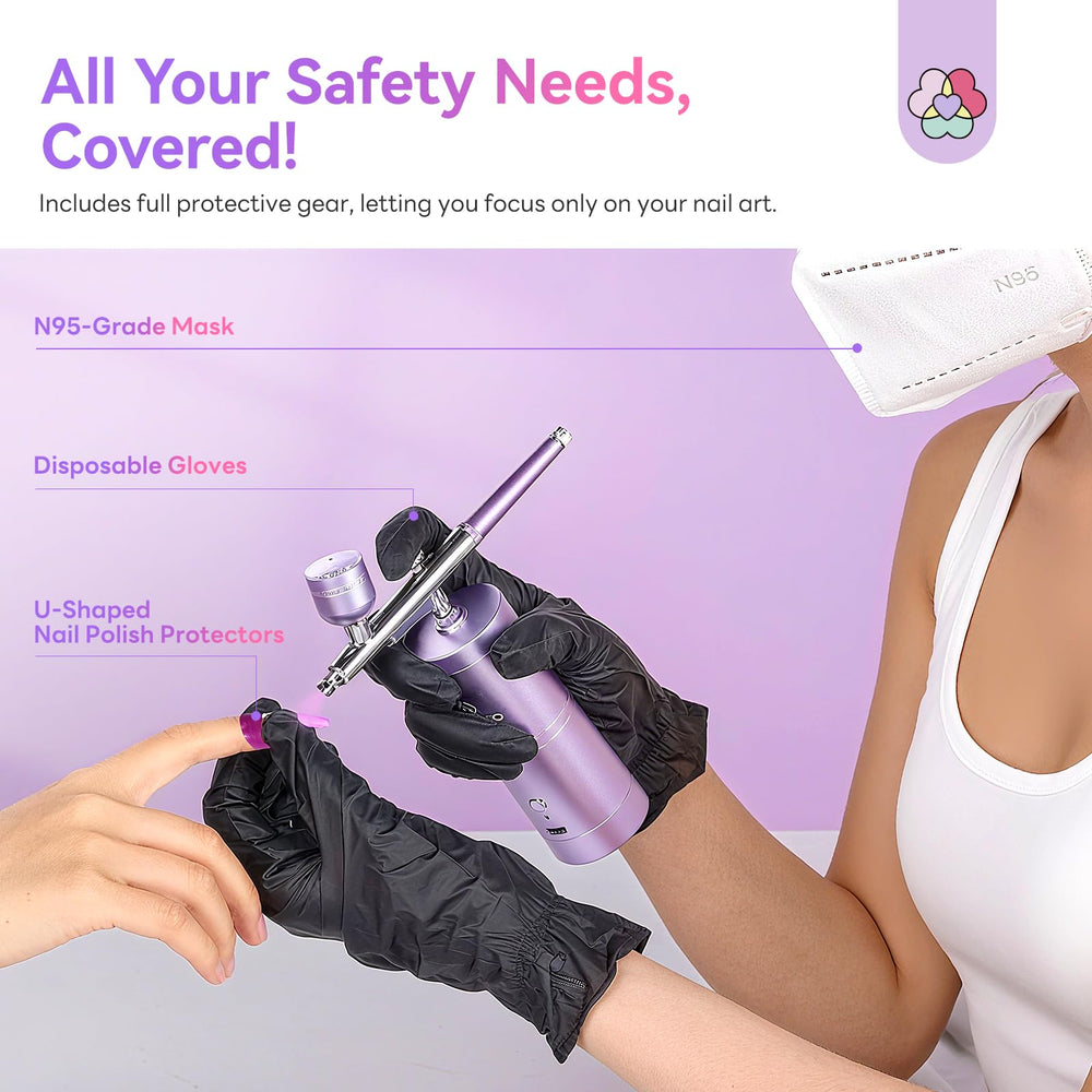 SAVILAND U-shaped nail polish protectors keep skin clean during nail art