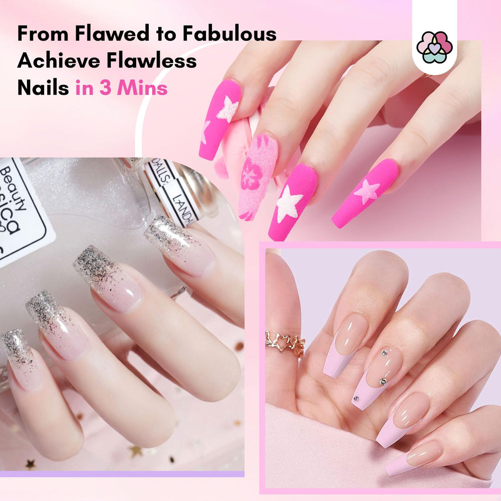 SAVILAND nail repair kit home-salon-use emphasizes versatile use anywhere.