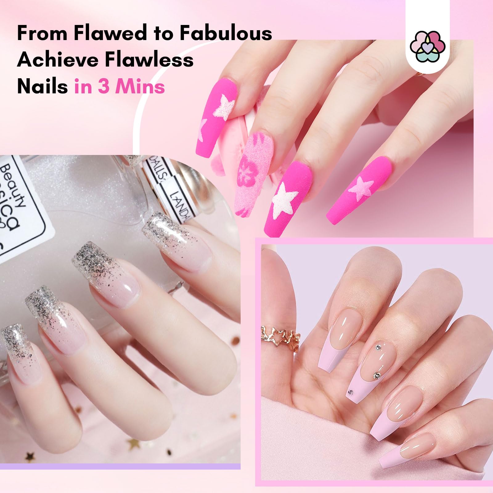 SAVILAND nail repair kit home-salon-use emphasizes versatile use anywhere.
