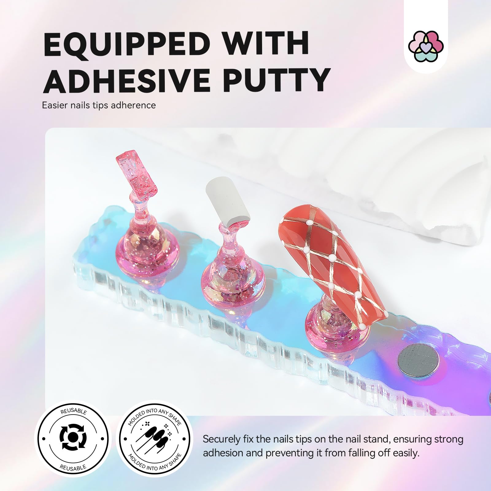 SAVILAND nail-stand for home DIY crafts supports flawless finishes