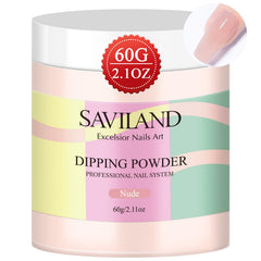 SAVILAND Nude Dip Powder bottle with 60 g supply for long lasting color