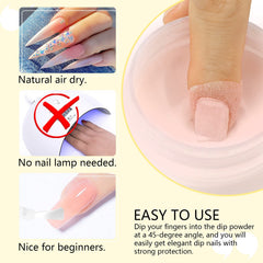 SAVILAND Nude Dip Powder no lamp needed for quick natural look