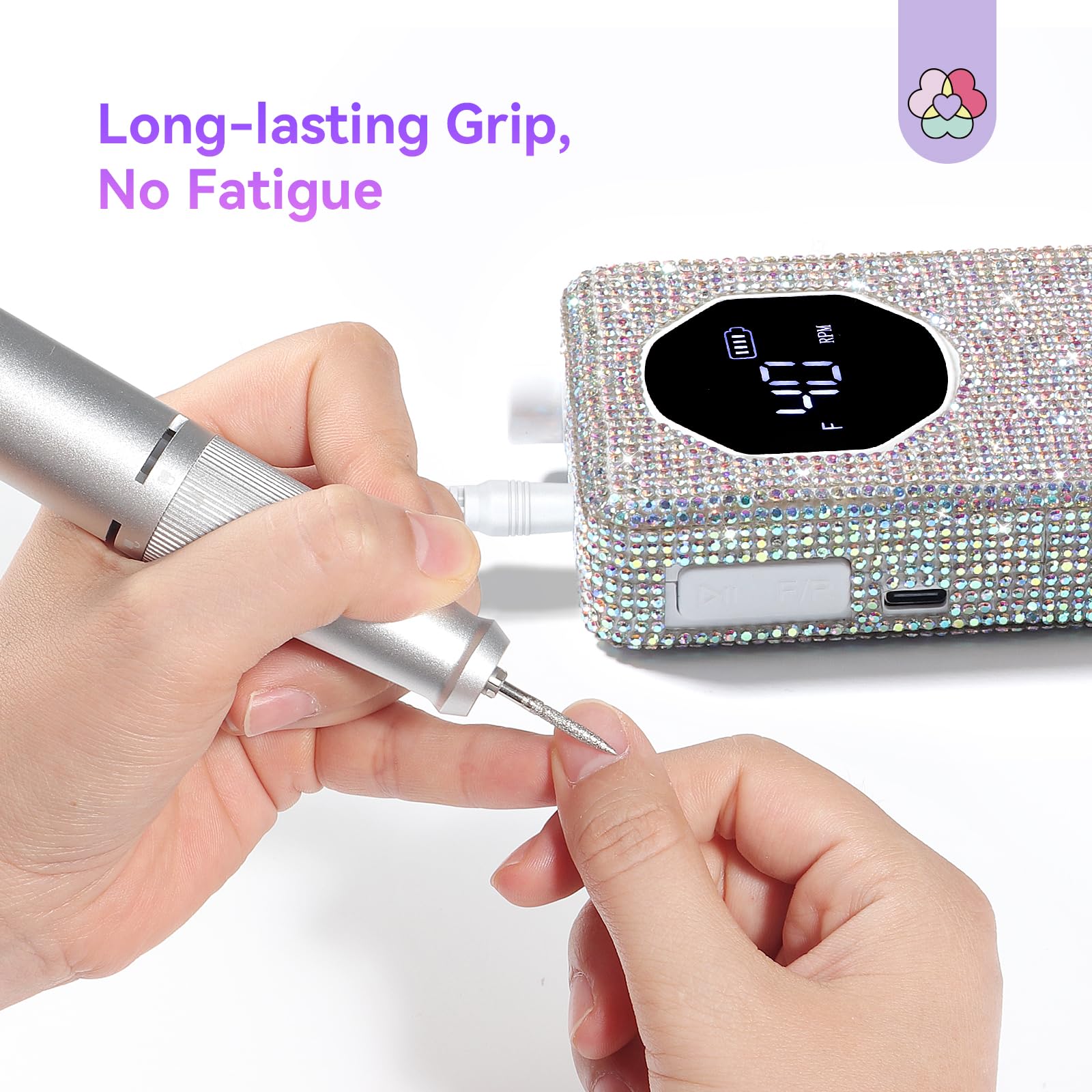 SAVILAND portable design makes on-the-go nail care easy.