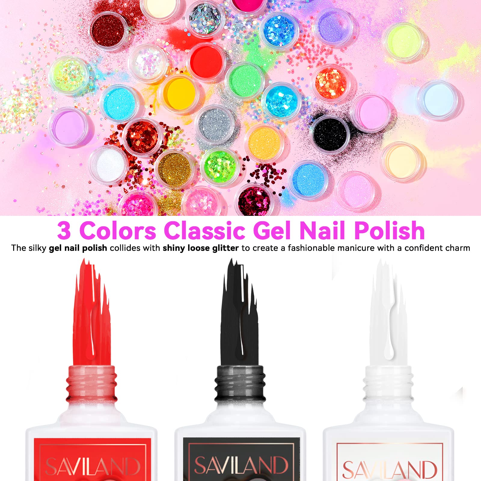 SAVILAND practice fingers for testing nail art ideas