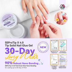 SAVILAND solid nail glue gel kit contents provide all in one adhesion and removal
