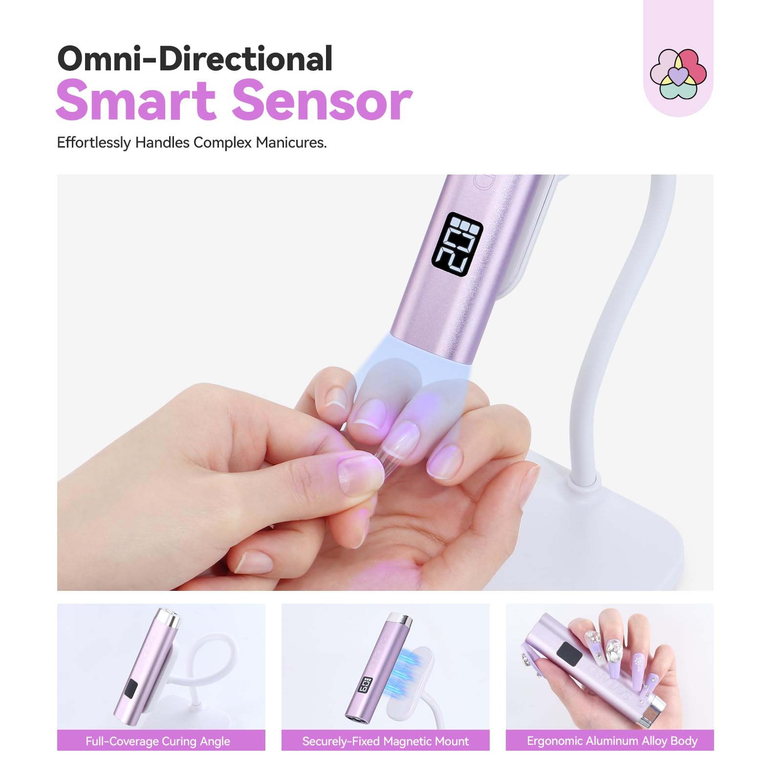 SAVILAND SSPro X UV light sensor-activation for hands-free use.
