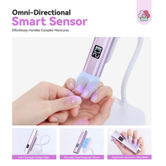 SAVILAND SSPro X UV light sensor-activation for hands-free use.