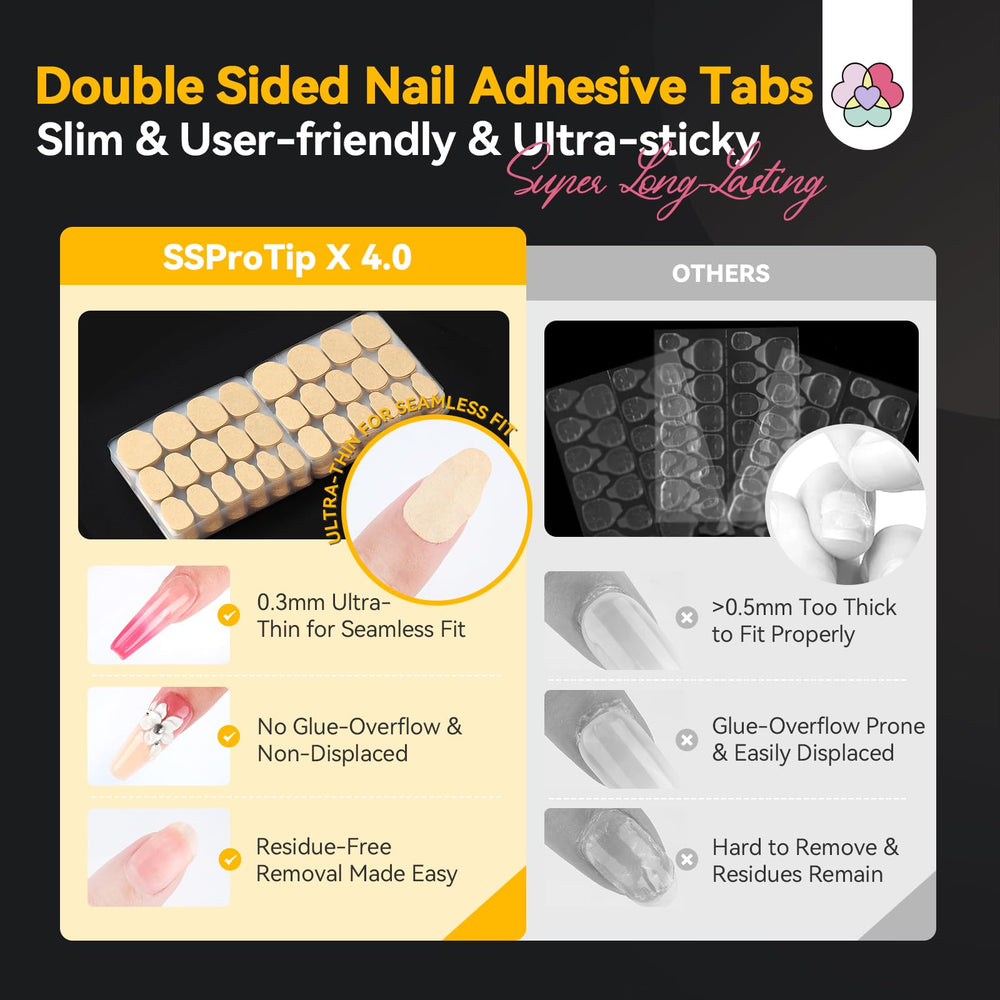 SAVILAND waterproof nail sticky tabs suitable for shower use