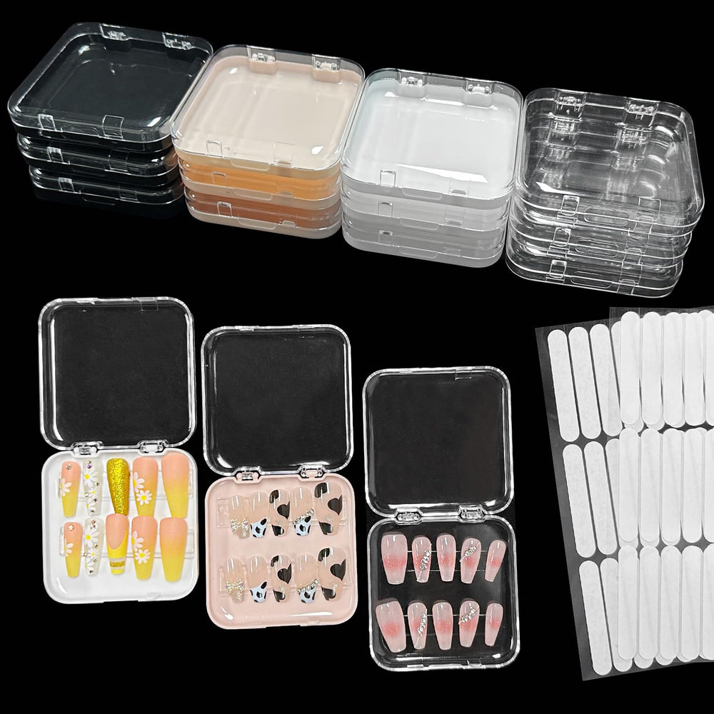 Sawvolker plastic nail container with smooth edges for durable, easy access