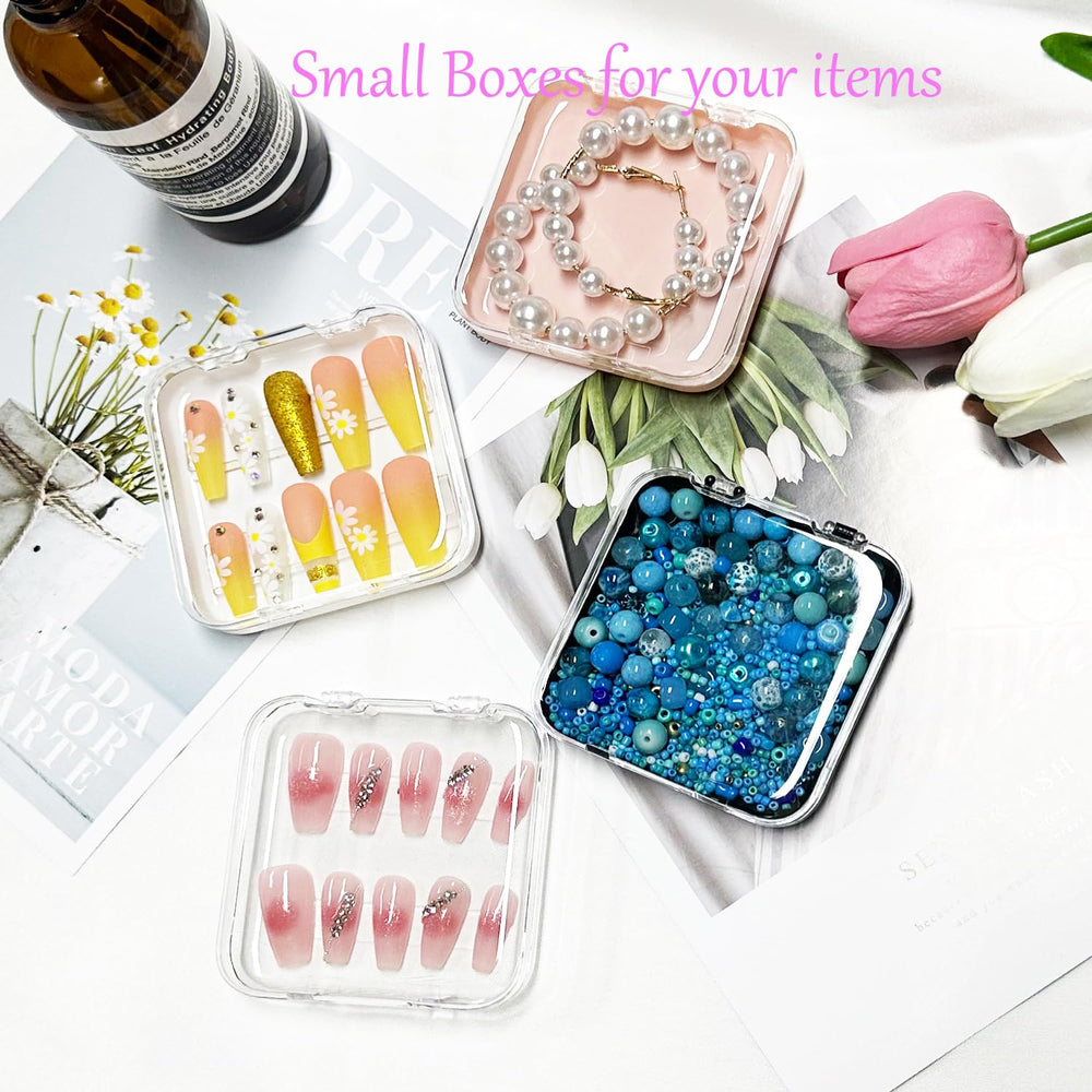 Sawvolker nail display box for home salon organization and easy product showcasing