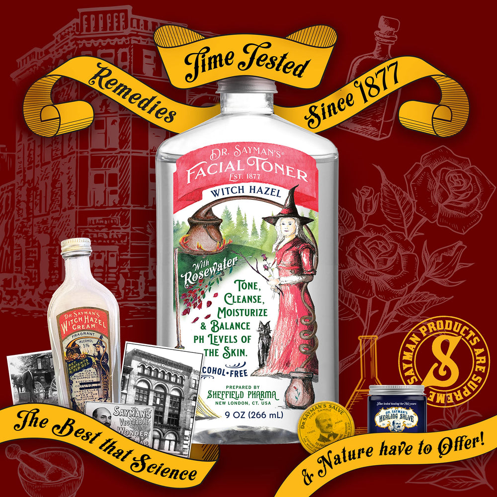 Sayman Salve toner application cotton pad demonstrates easy daily use.