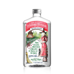 Sayman Salve facial toner bottle front promotes balanced skin after cleansing.