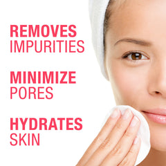 Sayman Salve toner rosewater drop highlighting soothing aroma and hydration.