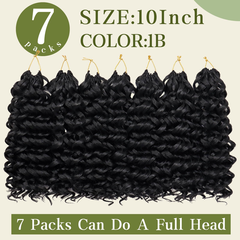 Saypeds GOGO Curl prelooped crochet hair enables easy install and time-saving styling.