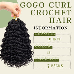 Saypeds GOGO Curl soft synthetic fiber for natural texture and comfort.
