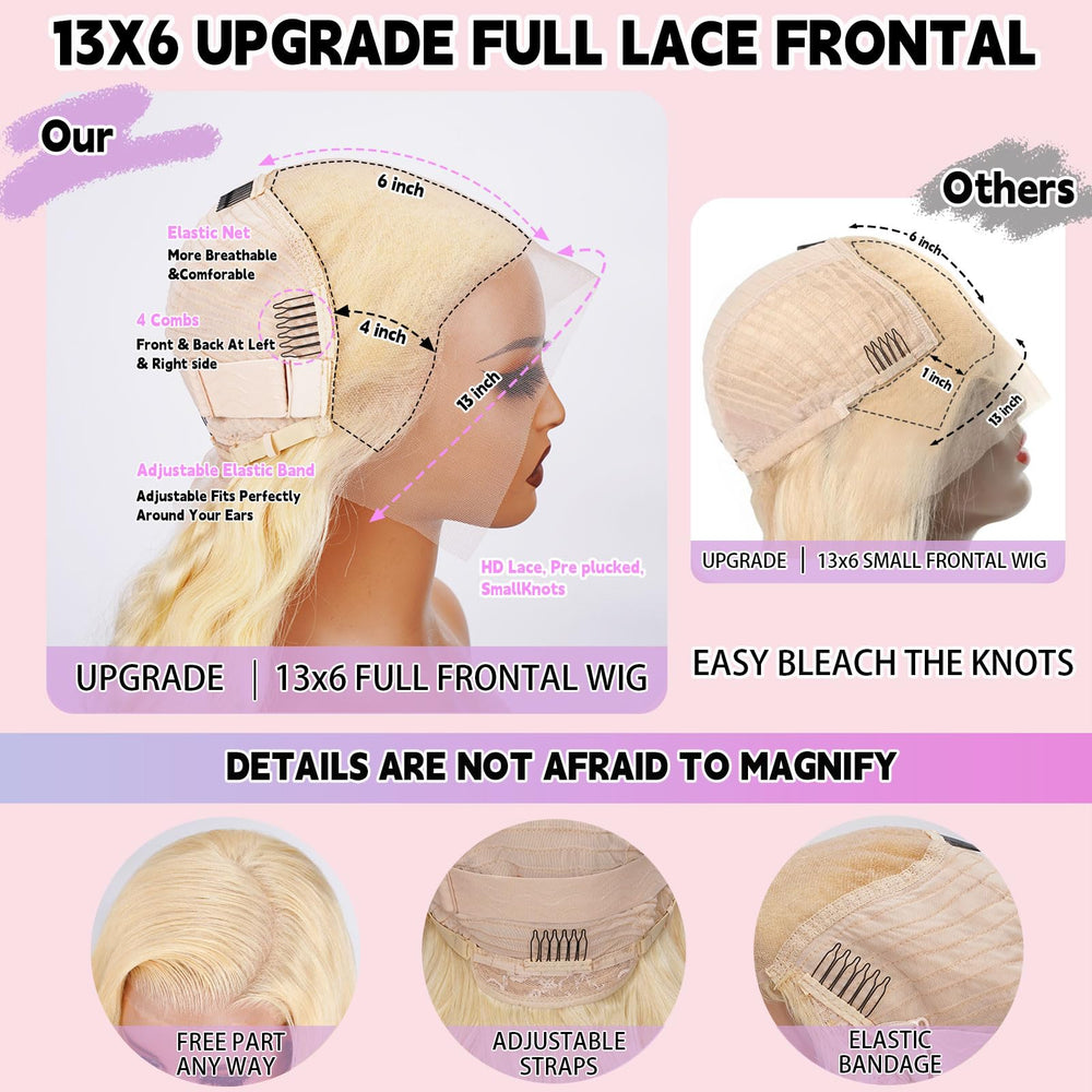SBDSBD 13x6 full HD lace frontal with natural hairline and secure fit
