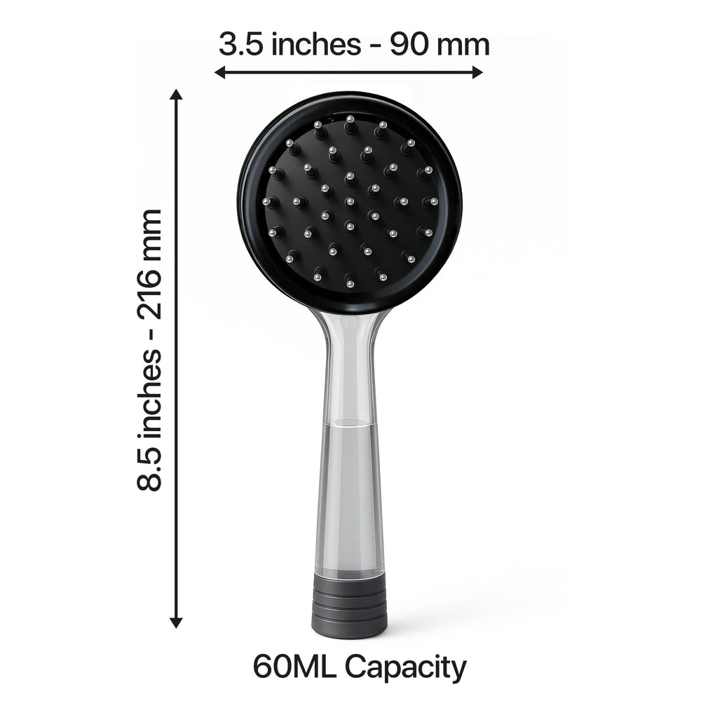 Scalp Direct bristles-up storage shows safe storage after use.