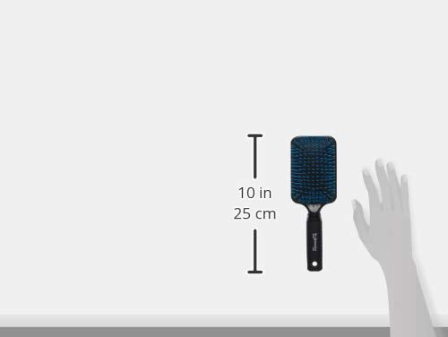 Scalpmaster cushion paddle brush helps prevent pulling and snags during detangling.