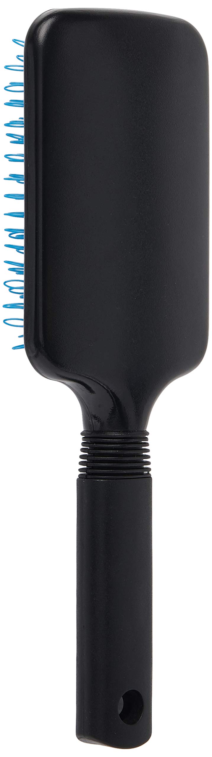 Scalpmaster cushion paddle brush glides smoothly through hair for tangle-free styling.