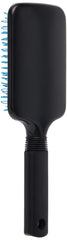 Scalpmaster cushion paddle brush glides smoothly through hair for tangle-free styling.