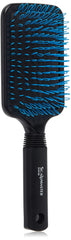 Scalpmaster hair extension cushion paddle brush with loop bristles for gentle detangling of extensions.