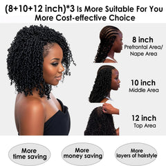 Scanbos Yanky Twist pack 12inch ideal for fuller, long-lasting volume