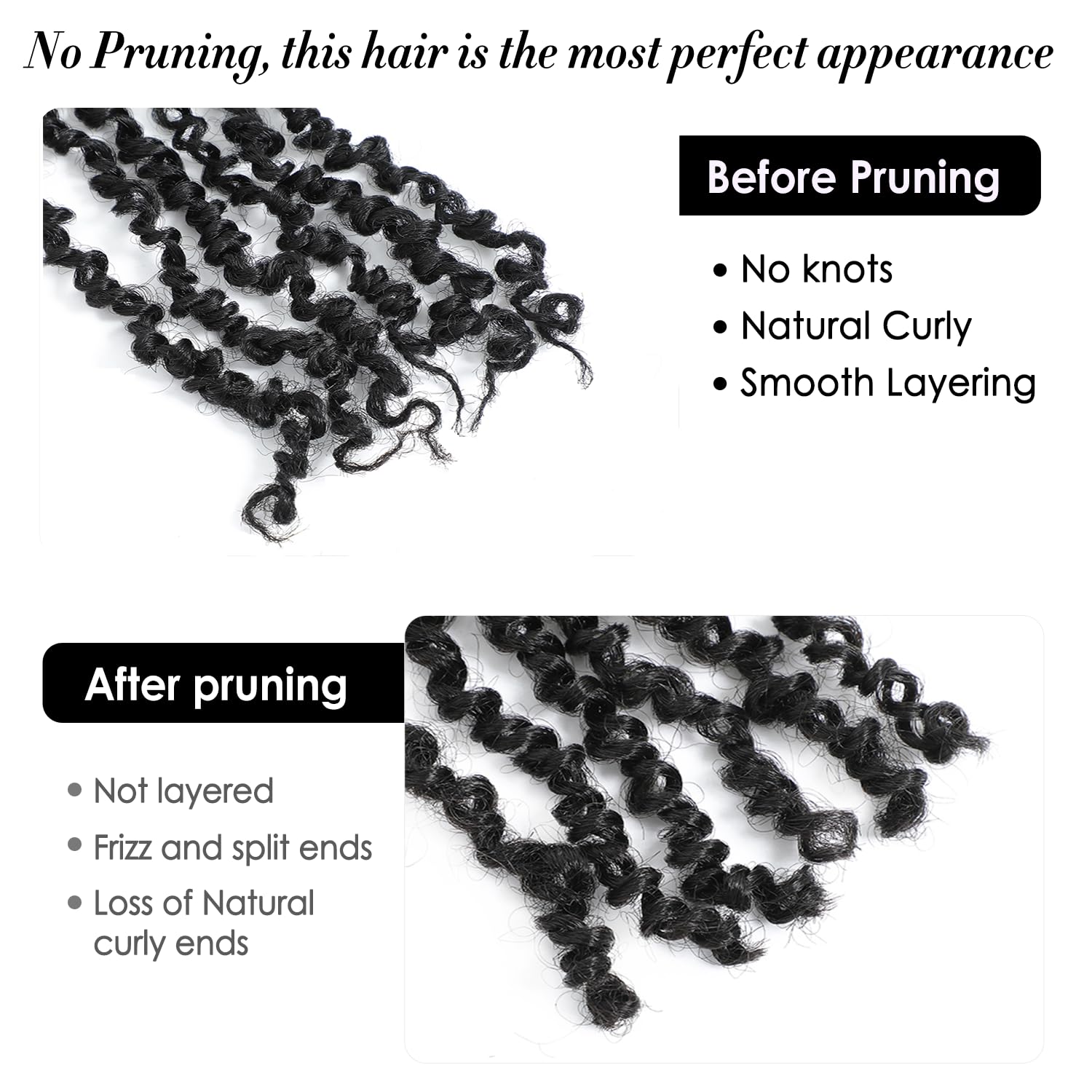 Scanbos Yanky Twist Senegalese crochet curly-ends for natural movement
