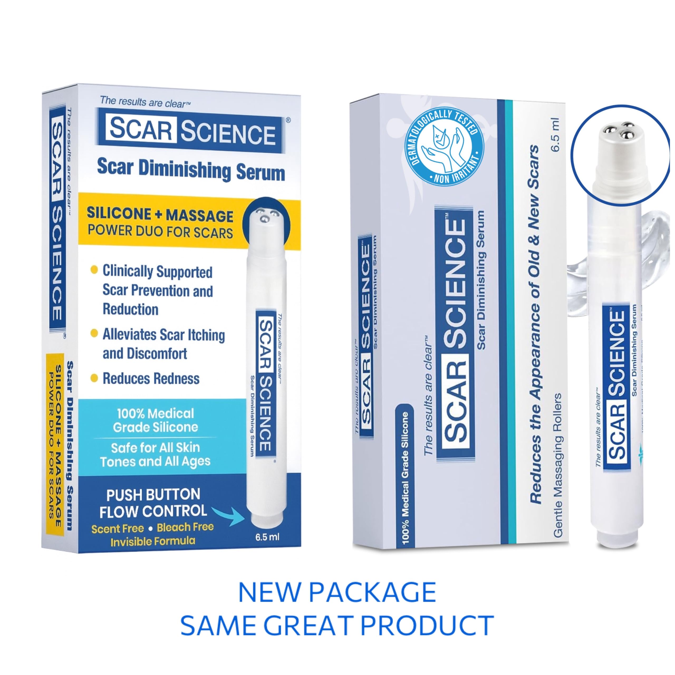 ScarScience gel cicatrices portátil viaje: funciona en casa o fuera de ella.