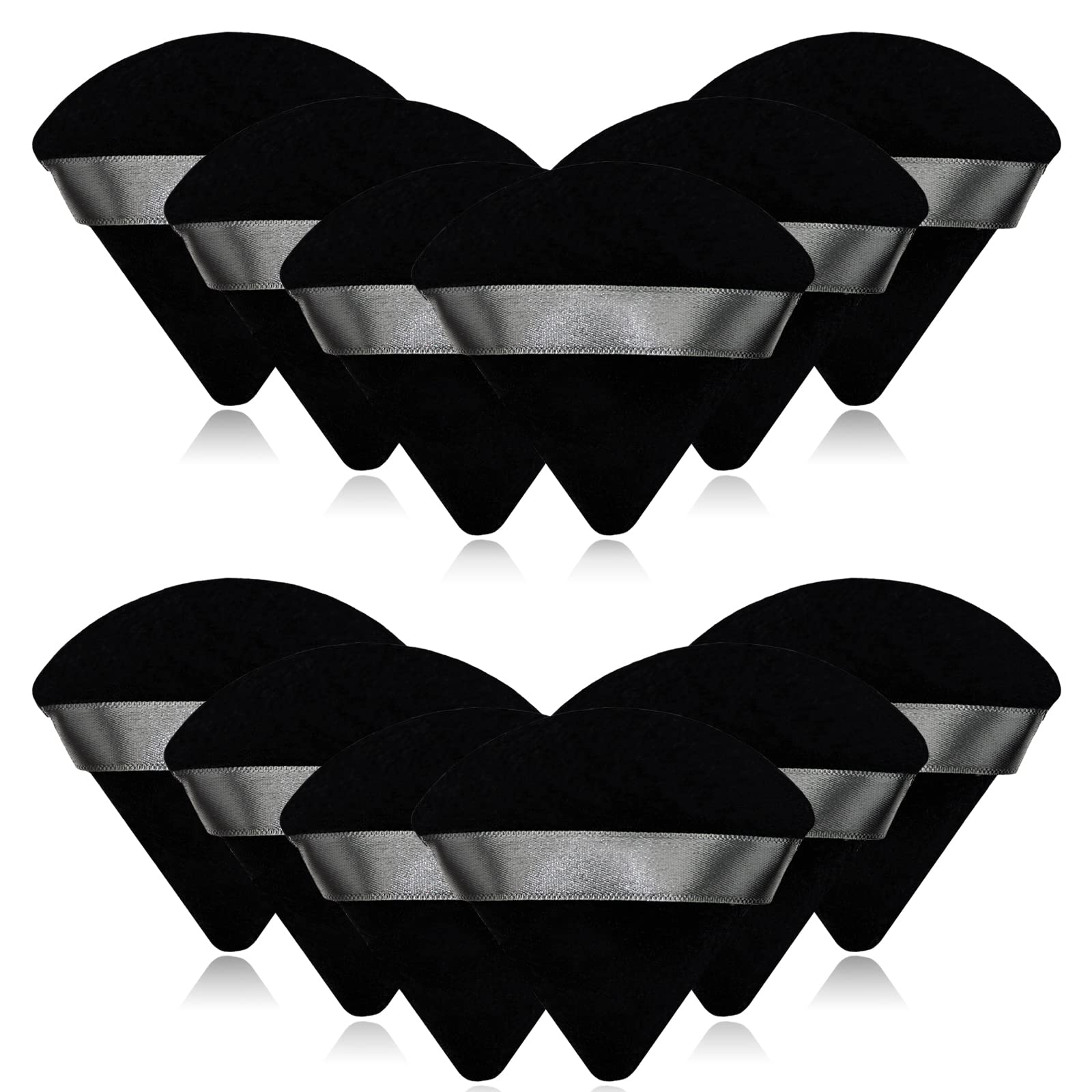 Scartink triangle powder puff with soft cotton for gentle powder pickup.