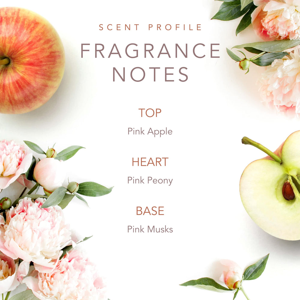 SCENT BEAUTY pink-apple-top-note highlights a vibrant scent profile for daytime wear.