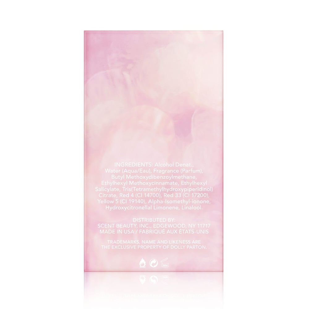 SCENT BEAUTY Dolly Parton Scent from Above vanity display suggests everyday elegance