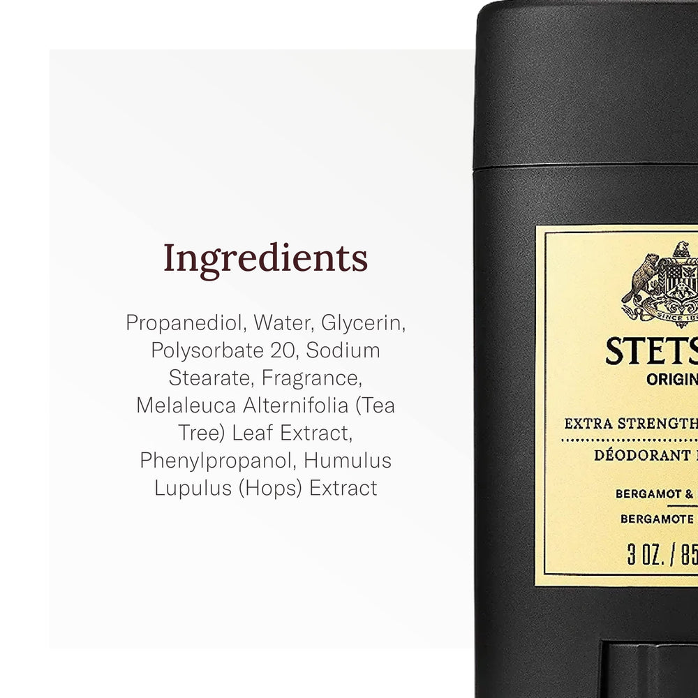 SCENT BEAUTY Stetson grooming collection banner highlighting rugged sophistication