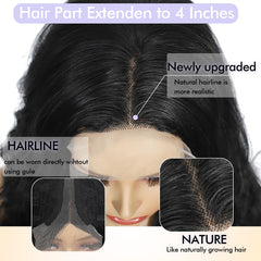SCENTW natural-hairline closeup demonstrates secure fit and authentic appearance.