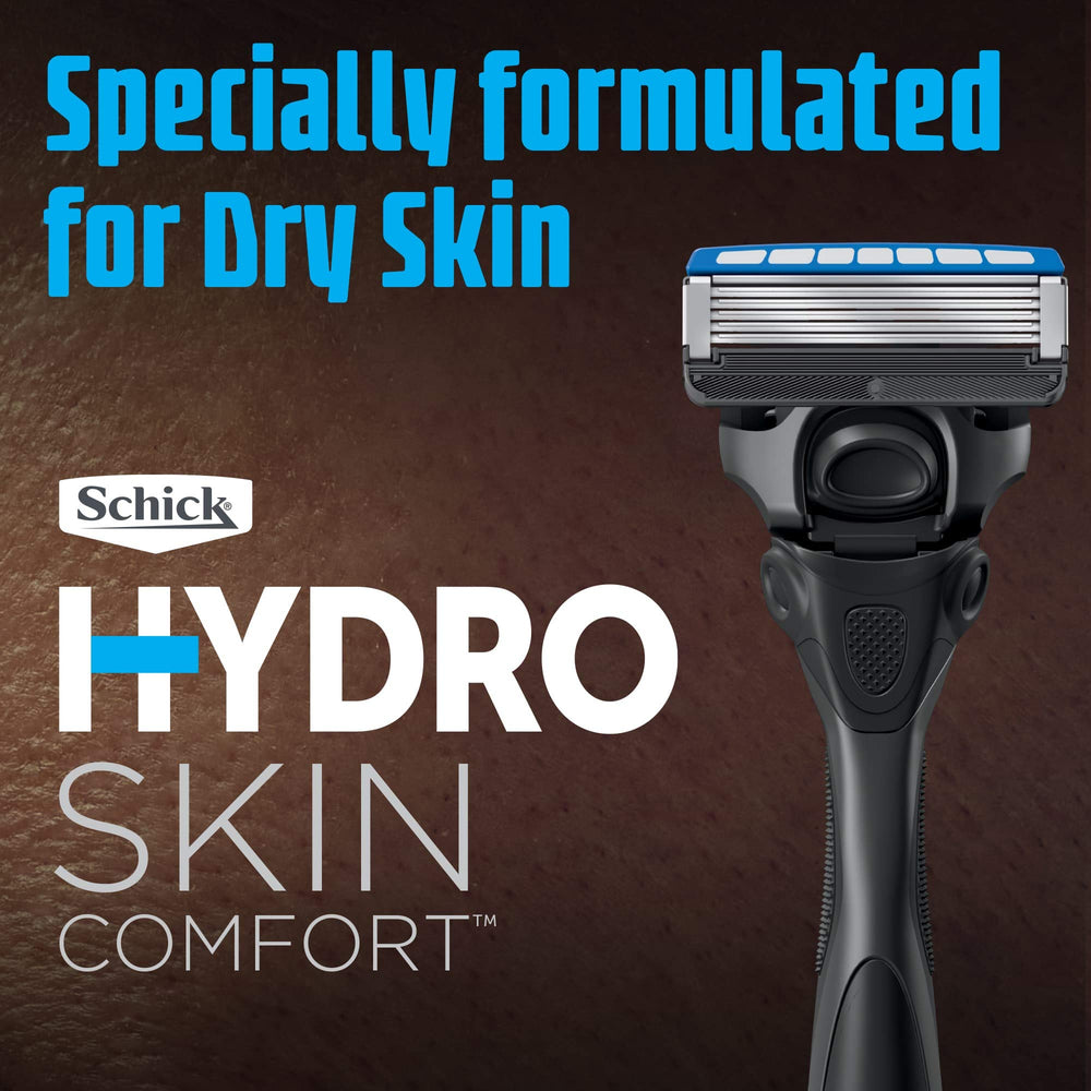 Schick Hydro Dry Skin Razor Japanese Rice Bran Oil moisturization feature.