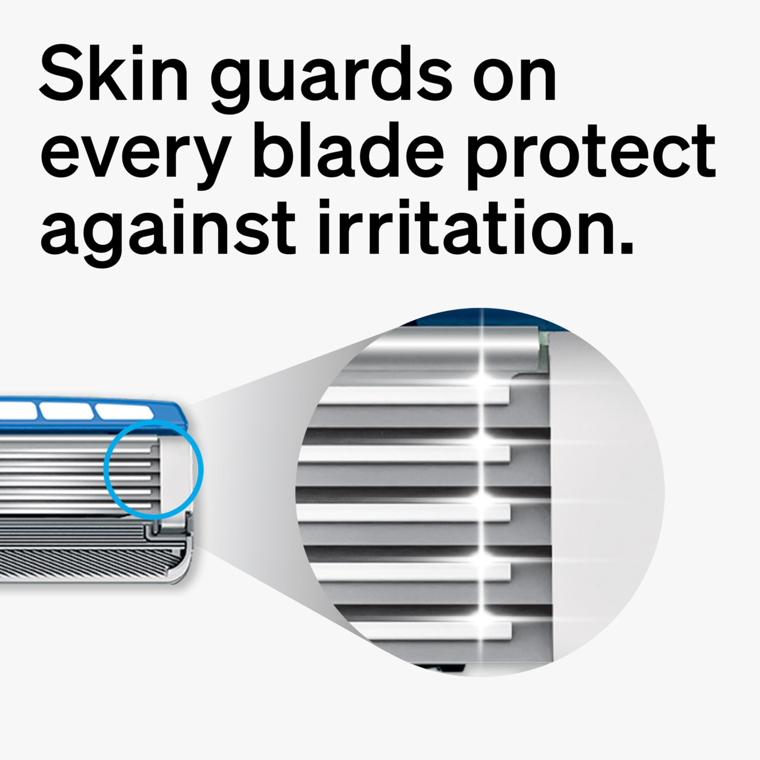 Schick Hydro Dry Skin refills showcasing 7 Cushioning Gel Pools for moisturized skin.
