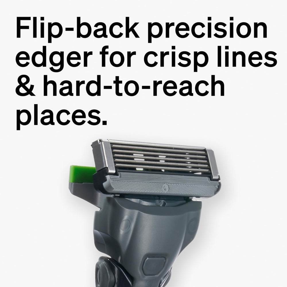 Schick Hydro Sensitive shock-absorb handle emphasizing pressure-control for a personalized shave