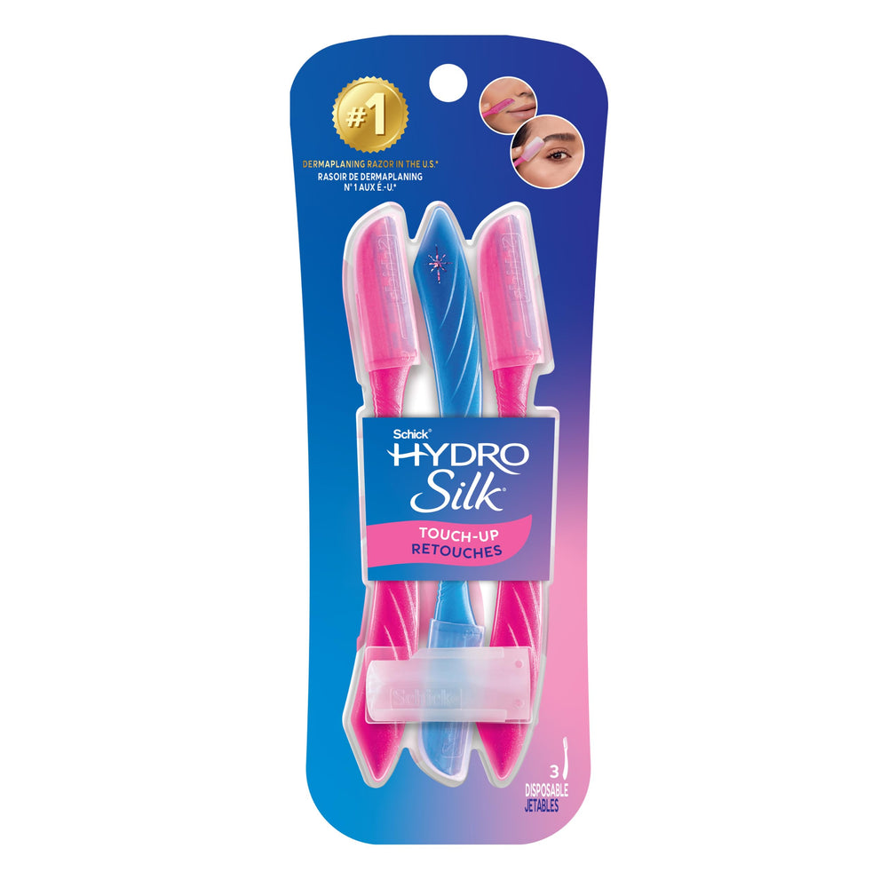 Schick Hydro Silk front packaging showing product and benefits