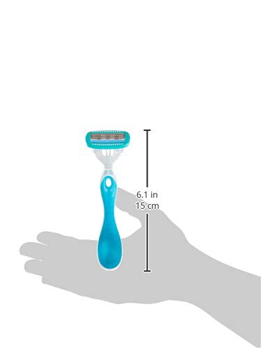 Schick Hydro Silk Sensitive razor 9-count pack provides convenient replacements