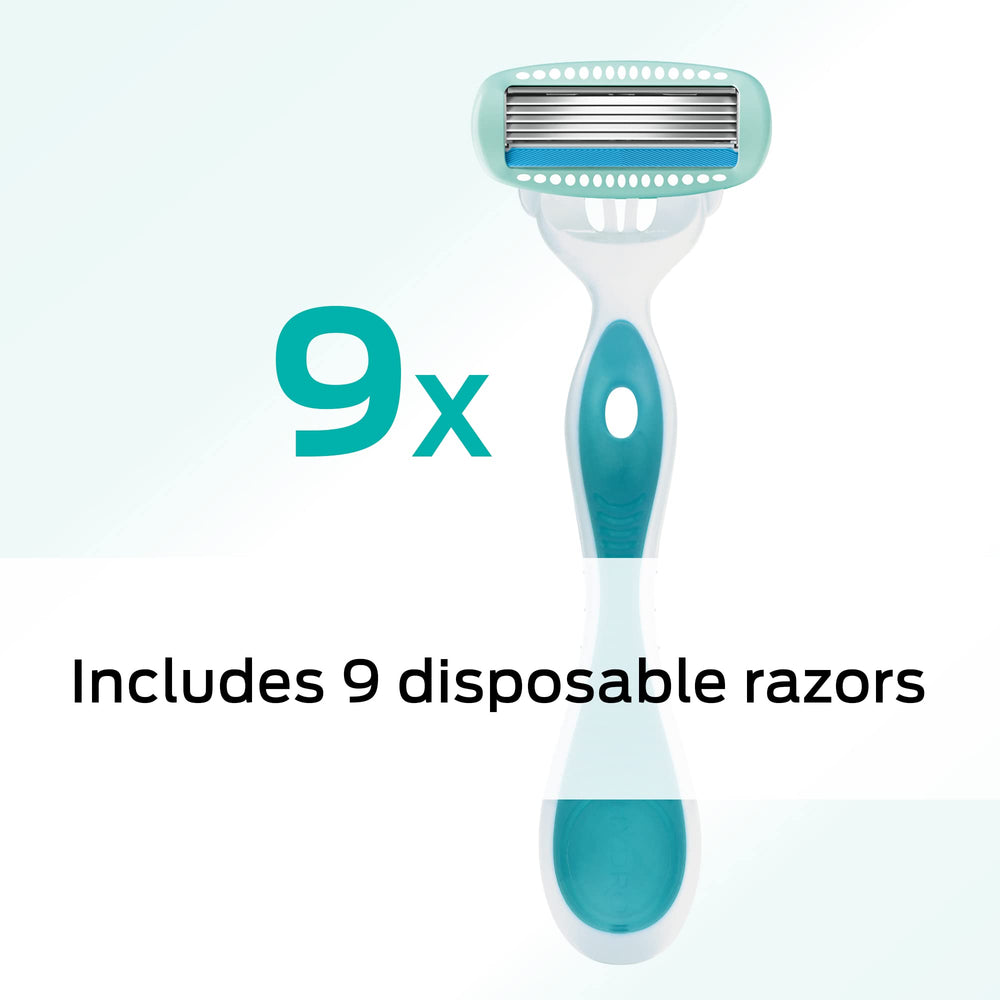 Schick Hydro Silk Sensitive razor recyclable design supports eco-friendly routines
